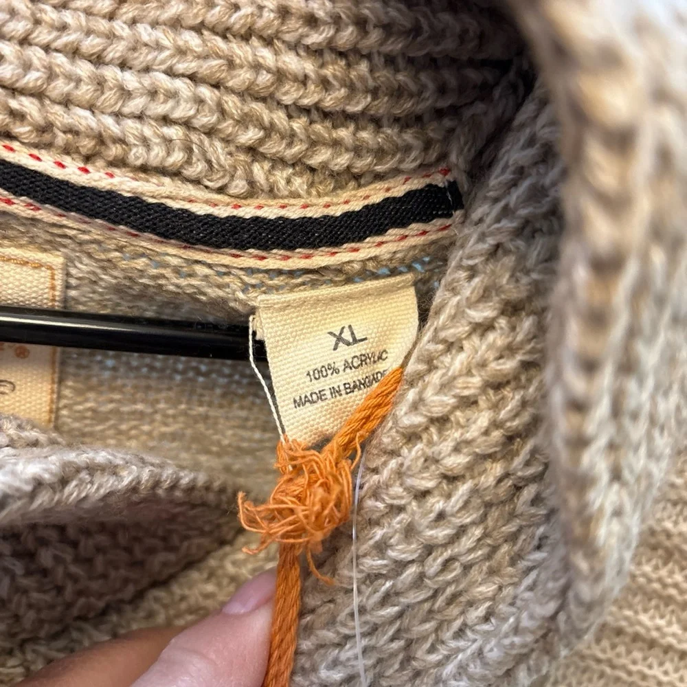 Weatherproof Men's Beige Turtleneck Sweater